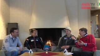 AVIA Talk mit Michael Hayböck und Stefan Kraft in Lillehammer [upl. by Adalie]