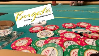 Cash Poker Vlog Borgata Action Atlantic City [upl. by Lellih89]