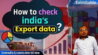 How to check indias export data  Indian Export Data  National ImportExport RecordNIRYAT [upl. by Nino]