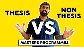 Thesis or NonThesis for an MS in CS Key Differences Explained [upl. by Lona622]