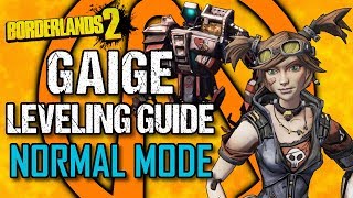 Gaige Leveling Guide  Level 1 to OP10  Part 1 Normal Mode  Borderlands 2 [upl. by Mayyahk]