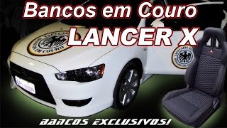 Bancos em Couro LANCER X [upl. by Meadow701]