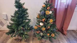 3 foot Pre lit Christmas Trees Battery Operated 2 pack [upl. by Mayda]