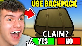 PC  MOBILE How USE BACKPACKS amp STORE ITEMS In A Dusty Trip Roblox [upl. by Siusan516]