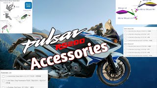 Pulsar RS200 small accessories iammysticrider rs200 [upl. by Onit]