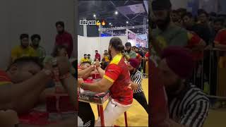 Arm wrestling competition 🇮🇳 Won👍challenge shortvideo armwrestling shots india [upl. by Ariem305]