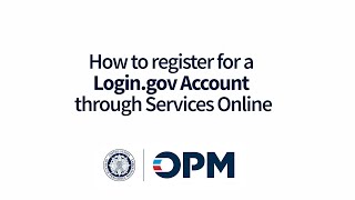 Navigating Federal Retirement How to Register for a Logingov Account through Services Online [upl. by Silberman968]