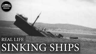 Amazing Sinking Ships Captured on Film [upl. by Argus]