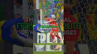 The best goal from every minute of World cup 2022  part 1 [upl. by Cleve]