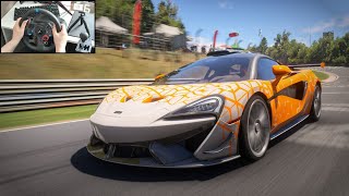 Forza Motorsport  McLaren 620R 2021 at Nürburgring Nordschleife  Logitech G29 Gameplay [upl. by Gunar]