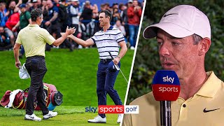 Rory McIlroy reacts after AGONISING defeat at the BMW PGA Championship 😩 [upl. by Hsirehc]