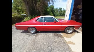 1974 Plymouth Duster time machine These were light weight fast cars for their time [upl. by Marmaduke]