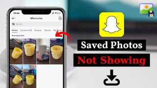 How To Fix Snapchat Saved Photos Not Showing on iPhone [upl. by Flavian157]