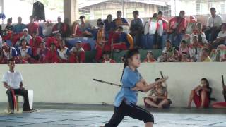 STCAA Arnis quotAnyo Double Baston Competitionquot Featuring Dharlene Lualhati of Laguna [upl. by Eciuqram515]