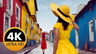 SAMSUNG OLED TEST VIDEO  4K DEMO VIDEOS  COLORFUL HOUSES 💒 [upl. by Mastic772]