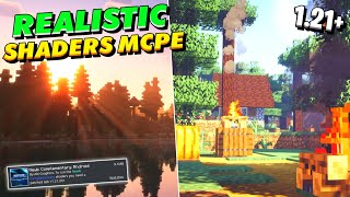 MANTAPZ  TOP 1 SHADERS MCPE 121 amp 120 REALISTIC TERBAIK  NewB Shaders rtx shaders minecraft [upl. by Ekralc]