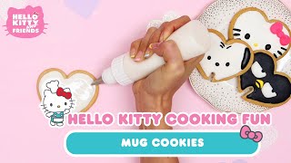 Mug Cookies  Hello Kitty Cooking Fun [upl. by Krasnoff]