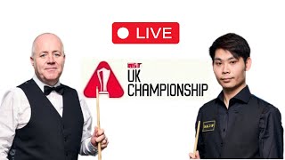 John Higgins Vs He Guoqiang  UK Championship 2024 [upl. by Namus175]