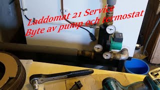 Laddomat 21 service Byte av pump och termostat [upl. by Oivaf]