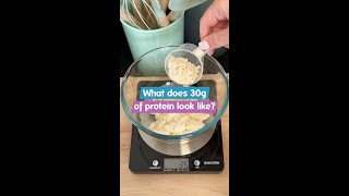 What does 30g of protein look like [upl. by Yde]