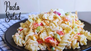 Quick and delicious PASTA SALAD RECIPE  ready in 20 minutes [upl. by Gusba]