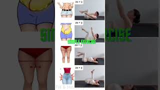 Exercises  simple exercises to reduce full body fat  at home trendingshorts viralshort exercise [upl. by Ileane]