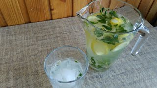 Mojito przepis  Orzeźwiająca lemoniada z miętą  Refreshing lemonade recipe   przepis TV [upl. by Hut]