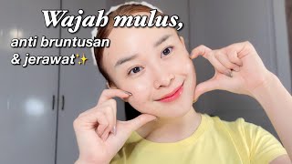 Saran biar Wajah bisa mulus Anti Bruntusan dan Jerawat lagi👋❤️ [upl. by Holmann]