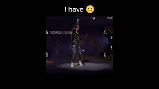 I HAVE redfox freefire youtube shorts [upl. by Fatsug]