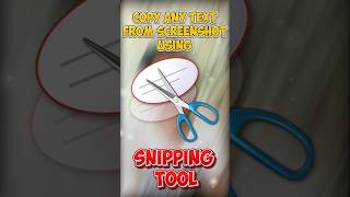 How to Copy any text from screenshot in pc 🫡🤯 techtips tech windowstips [upl. by Stafani]