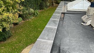 Installing Code 5 Lead Capping To Coping Stones [upl. by Araminta]