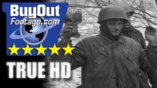 HD Historic Stock Footage WWII BATTLE OF THE BULGE  SIEGE OF BASTOGNE [upl. by Ayortal827]