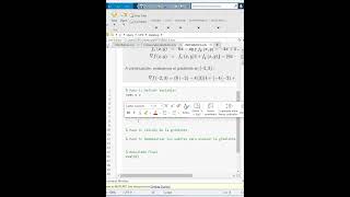 Gradiente de funciones 2 variables en Matlab matlab derivatives univerisidad maths estudiantes [upl. by Ravel724]