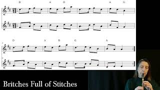 Britches Full of Stitches Play Along in D [upl. by Anile]