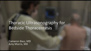 Thoracic Ultrasonography for Bedside Thoracentesis [upl. by Eidoj29]