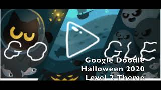 Google Doodle  Halloween 2020  Level 2 Theme Gamerip [upl. by Nella]