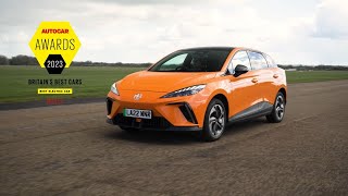 MG4 EV  Autocar Best Electric Car 2023  MG Motor UK [upl. by Cahilly205]