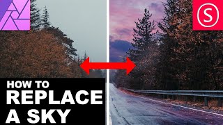 Affinity Photo  How to replace a Sky [upl. by Daberath]