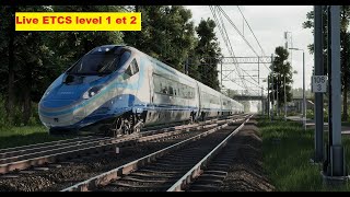 SimRail Spécial ETCS level 1 et 2 PC FR [upl. by Norahs263]