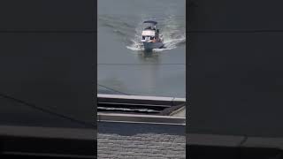 Boating on the Harlem River in NYC 🛥 Shorts Boat Harlemriver EIGHTYSGUY [upl. by Litman]