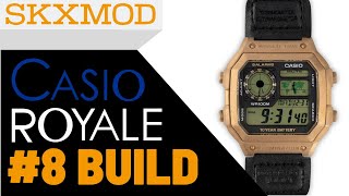 8 Casio Royale Completed Build  Parts by SKXMOD [upl. by Omocaig872]