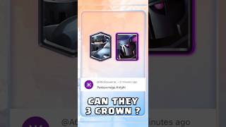 Can Pekka and Mega Knight 3 Crown against Cannoneer  clashroyale [upl. by Nithsa]