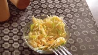 A traditional coleslaw [upl. by Atinrahs]