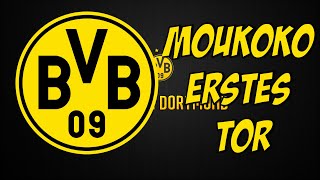 Moukokos ERSTES Tor in der Bundesliga 😱⚽ [upl. by Rhoades]