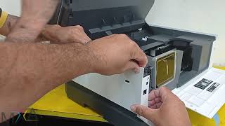 Como remover a placa da Hp OfficeJet Pro 9010 [upl. by Lugar]