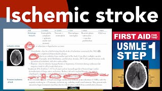 Ischemic stroke  Thrombotic embolic amp Hypoxic infarction amp treatment in HindiUrdu by USMLE step 1 [upl. by Adnohs812]