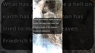 Motivational Quote On Expectations Of Heaven  Friedrich Holderlin motivation MotivationalQuote [upl. by Ycnan]