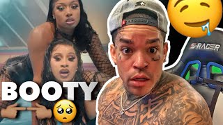 Cardi B  WAP feat Megan Thee Stallion Official Music Video reaction [upl. by Yhtuv]