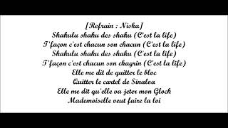 Niska Medicament ft Booba Lyrics Paroles [upl. by Pacian]