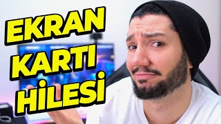 LAPTOPLARDAKİ EKRAN KARTI HİLESİ [upl. by Egres43]